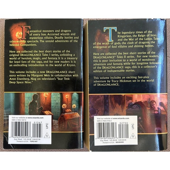 DragonLance: The Best of Tales Vol 1 & Vol 2 set Margaret Weis Tracy Hickman FS - Picture 2 of 6